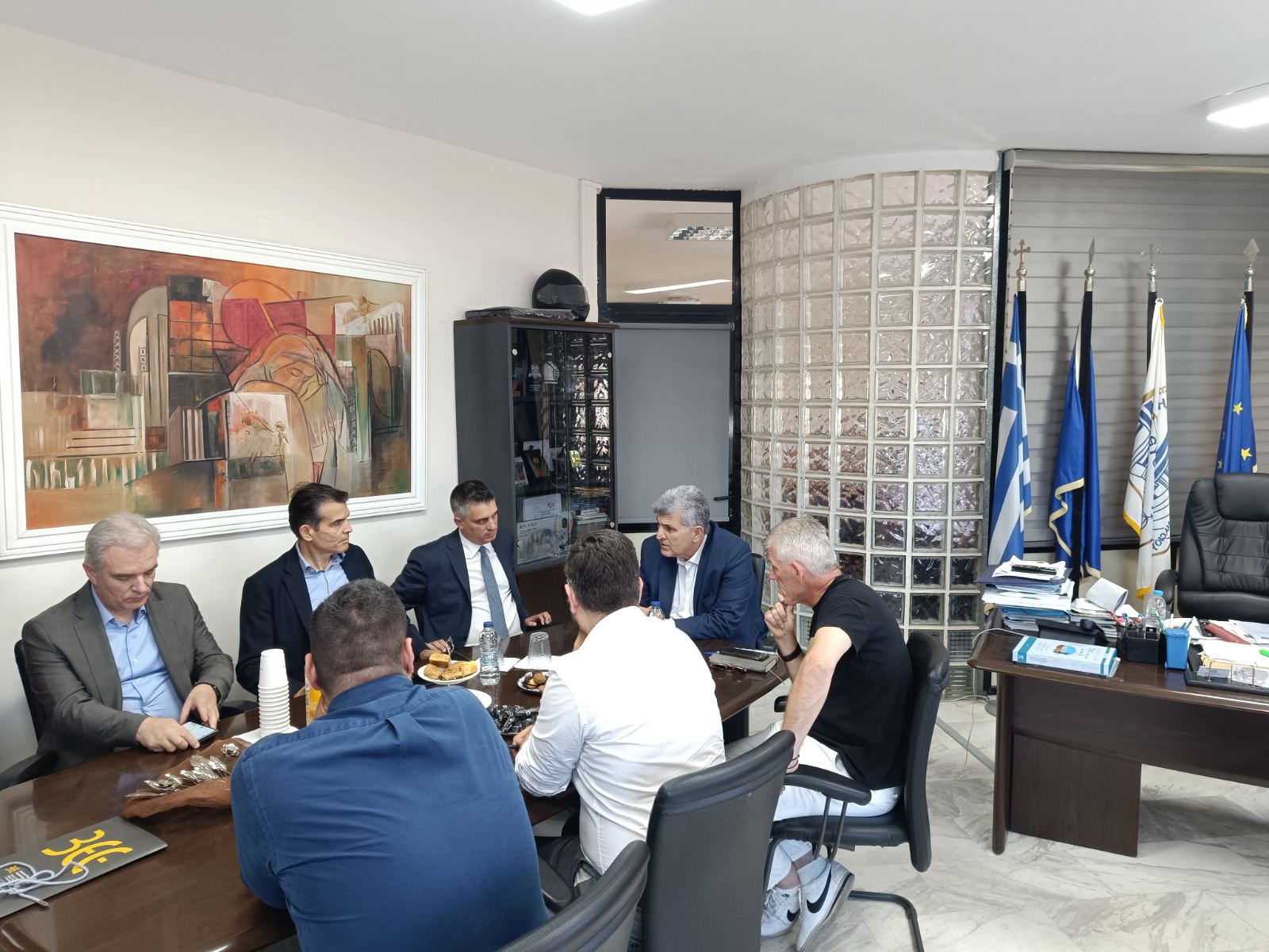Τα έργα και οι ανάγκες του Δήμου παρουσιάστηκαν στον υπουργό Υποδομών και Μεταφορών, Χρίστο Δήμα