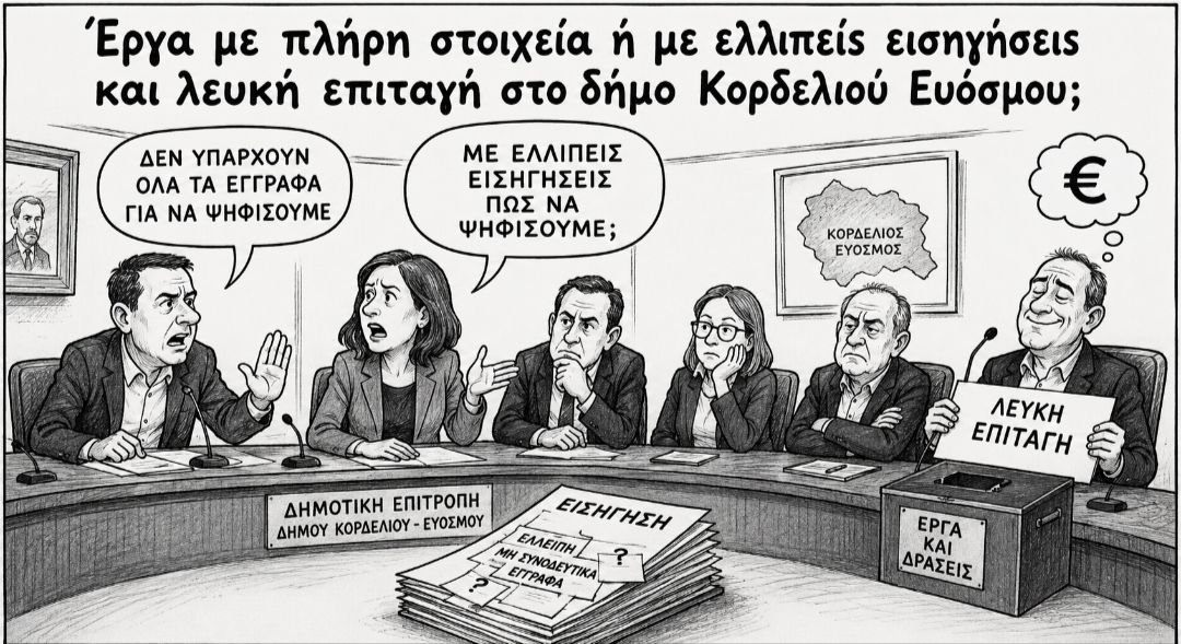 Έργα με πλήρη στοιχεία ή με ελλιπείς εισηγήσεις και λευκή επιταγή;